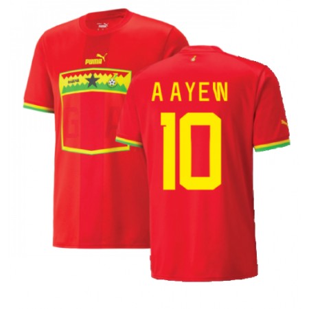 Ghana Andre Ayew 10 Precz Koszulki Piłkarskie MŚ 2022 Krótki Rękaw Ghana Andre Ayew 10 Precz Koszulki Piłkarskie MŚ 2022 Krótki Rękaw